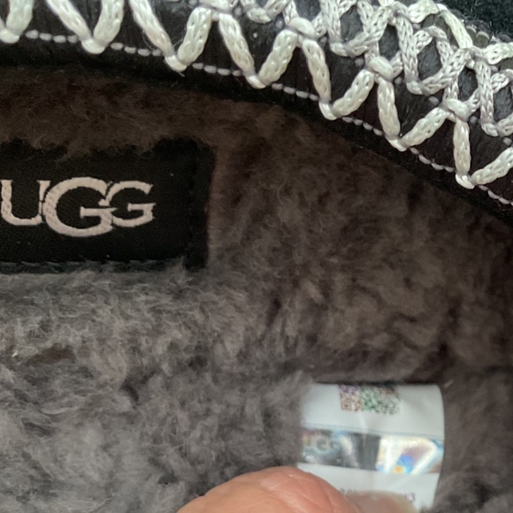 NEW UGG Tazz Platform Suede Slippers Shoes Shoes Back Size 8 - Picture 10 of 10